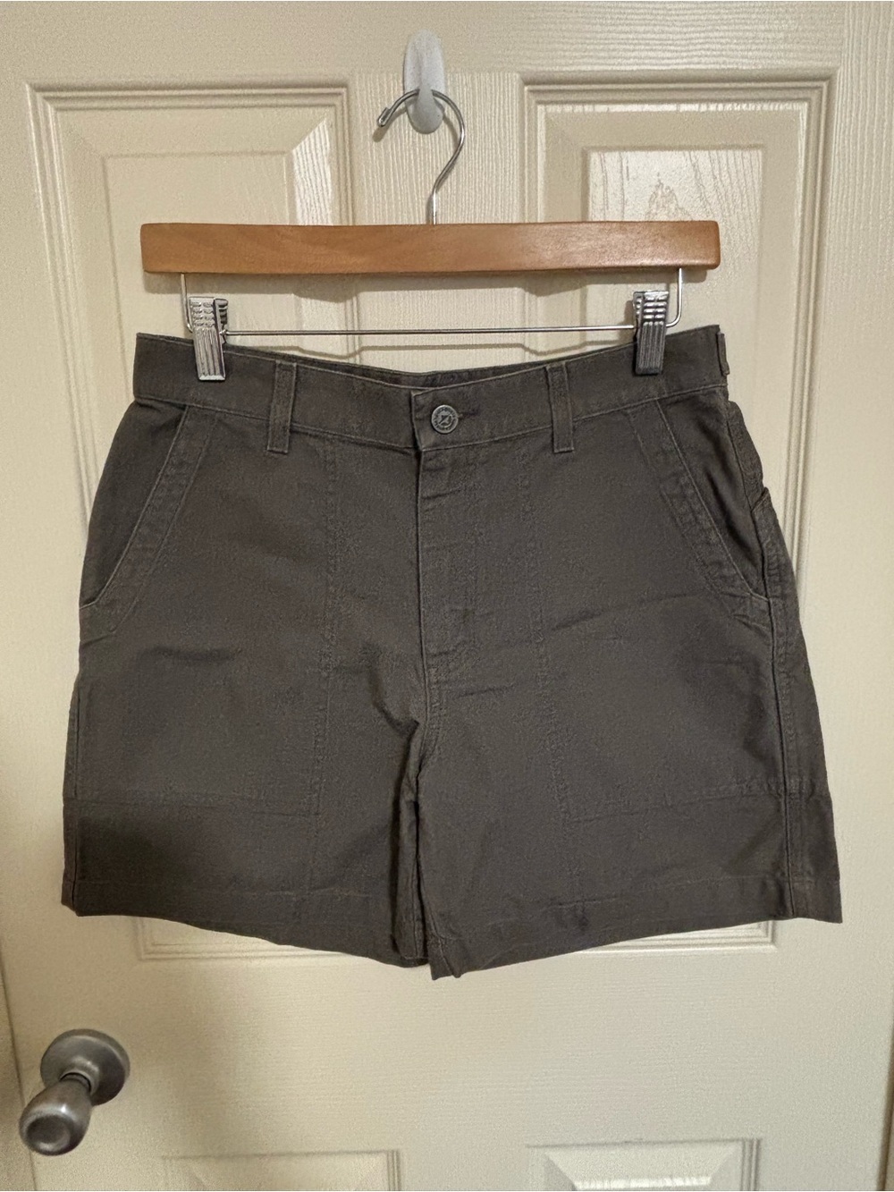 Patagonia Utility Hiking Shorts Size 8 Outdoor Durable Wear grey - Picture 2 of 8